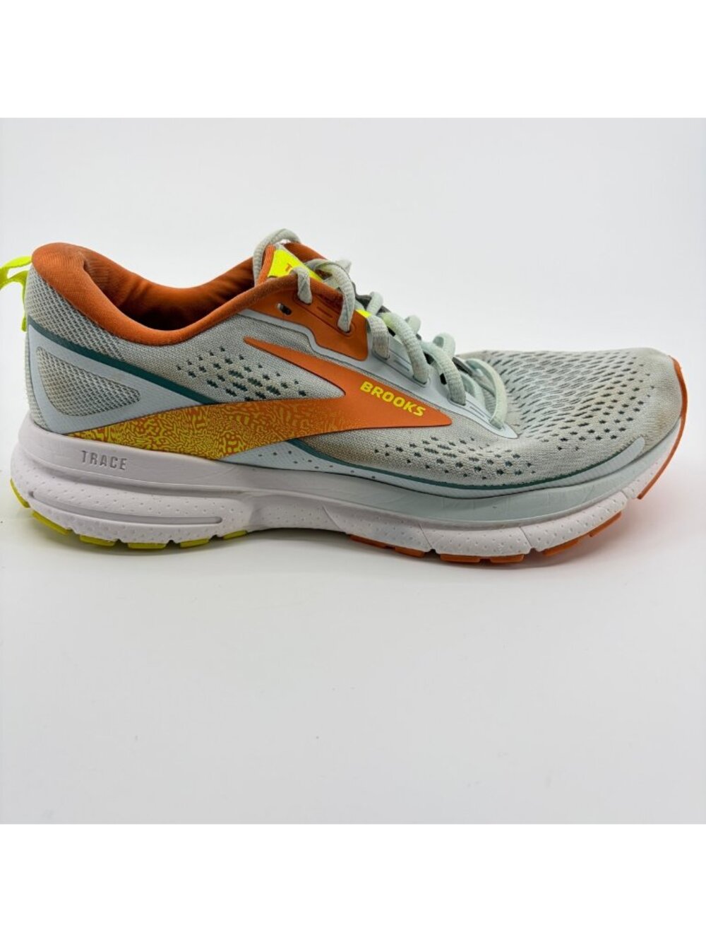 Brooks Trace 3 Womens Size 9 Blue Orange Athletic Running Walking Shoes Sneakers